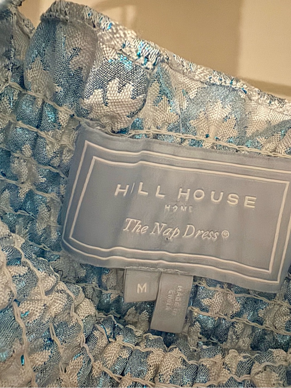 Hill House Light Blue Smocked Tiered Dress - Picture 2 of 2